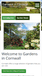 Mobile Screenshot of gardensincornwall.co.uk